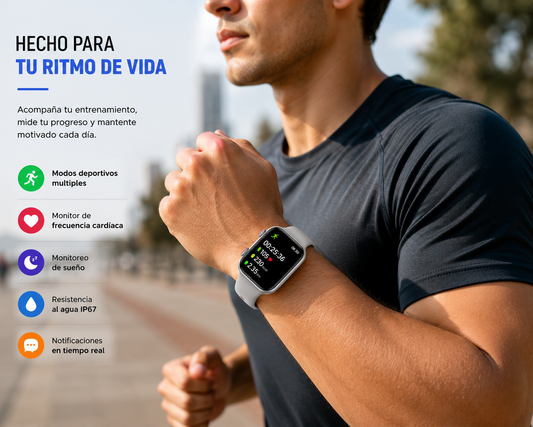 Reloj Inteligente G27 Max con Llamadas Bluetooth, Pantalla HD de 1.9" y Modos Deportivos